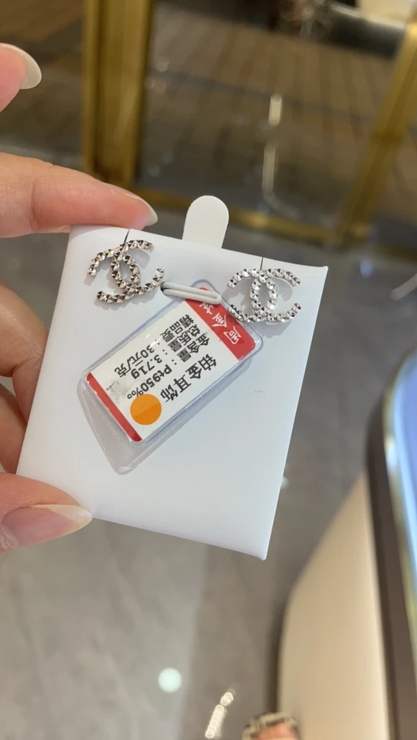 PT 950铂金耳饰3.71克