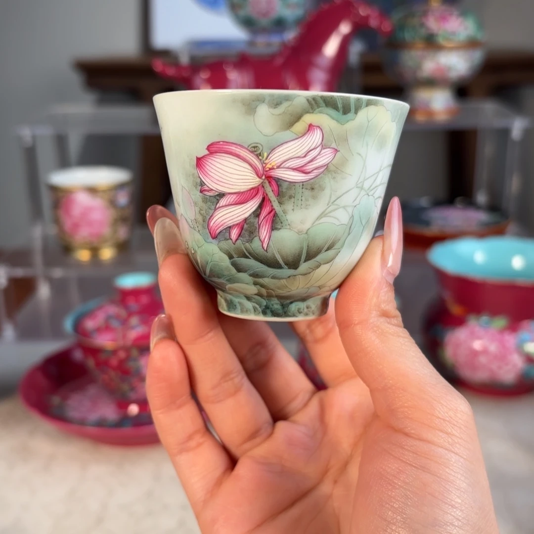 纯手工手绘 高端茶器