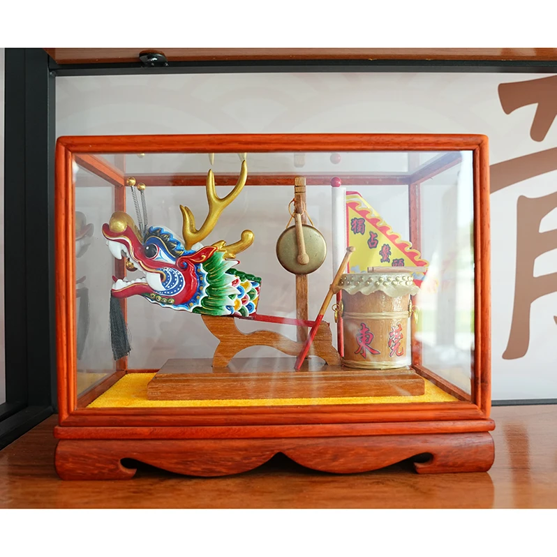 端午节礼品 龙船模型家居饰品工艺摆件传统龙头摆件个性生日礼物