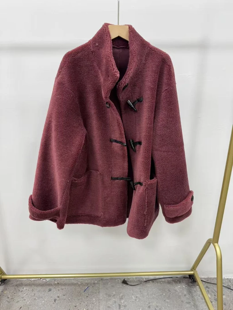 【工厂大清仓 抢到就是赚到】女士气质网红百搭外套冬季皮毛一体