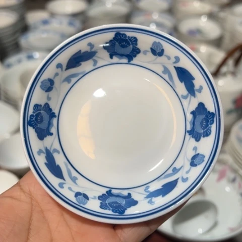 醴陵高温瓷手绘10厘米味碟