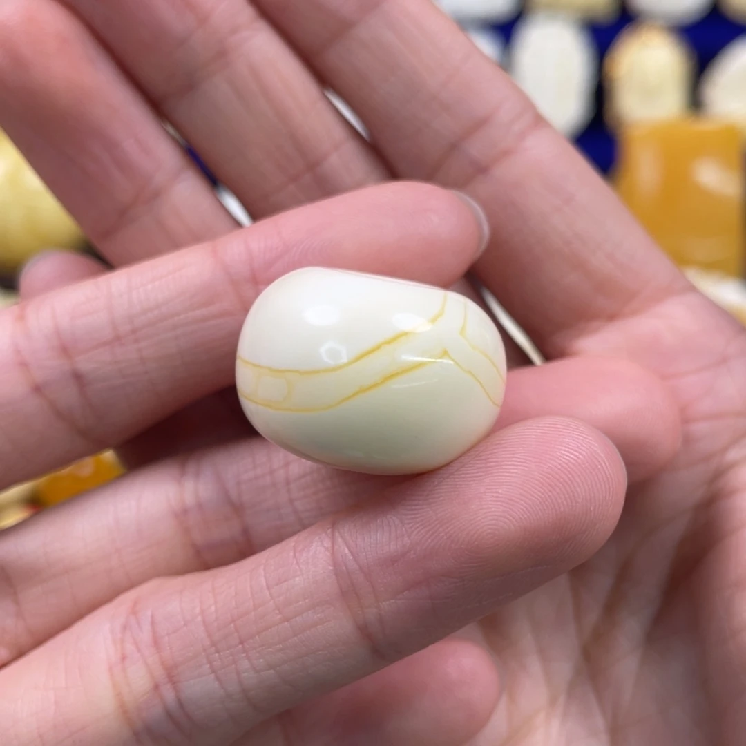 蜜蜡裸石未镶嵌琥珀蜜蜡扣子