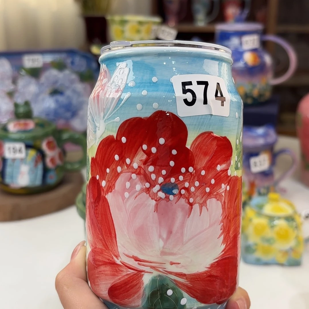 景德镇手绘高温釉下彩陶瓷茶具