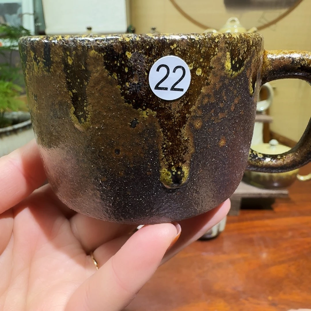 建水紫陶紫泥咖啡杯微瑕
