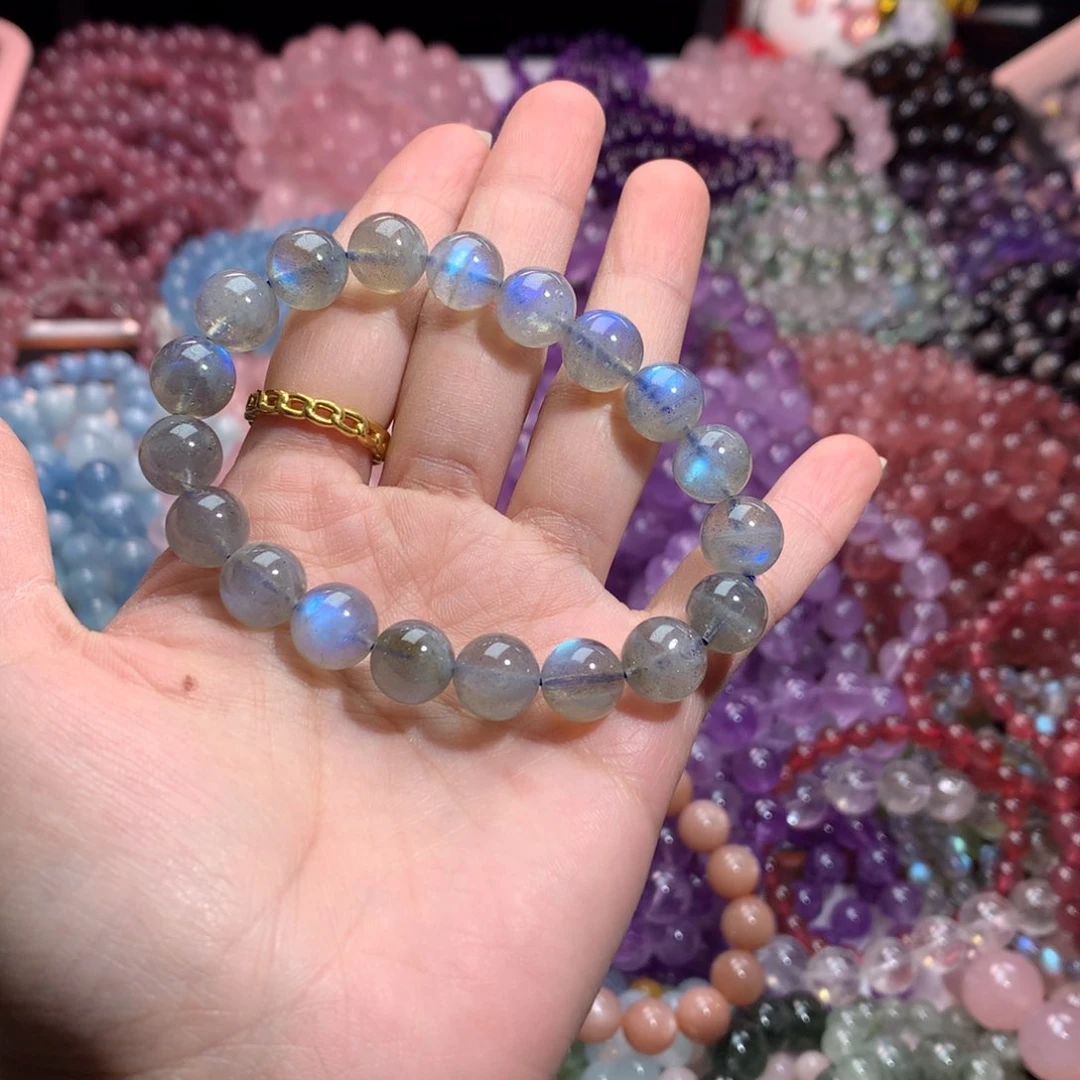 水晶手链未镶嵌灰月光卡10+