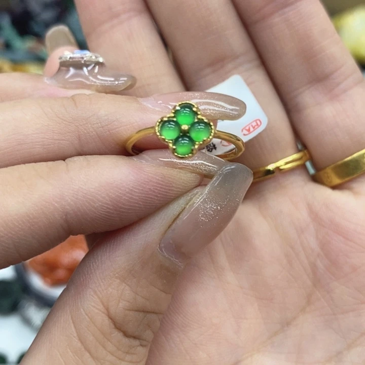 未镶嵌戒指翡翠戒指4
