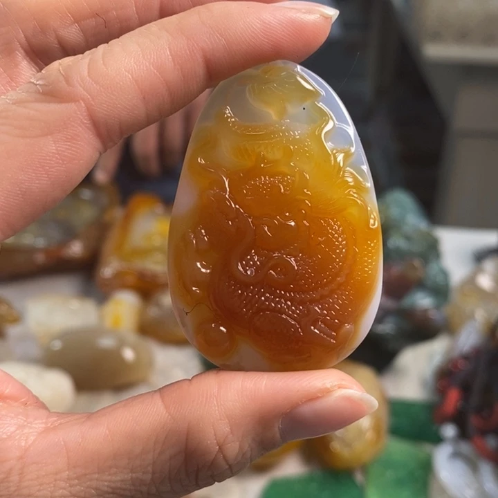 玛瑙/玉髓吊坠(不含链)未镶嵌