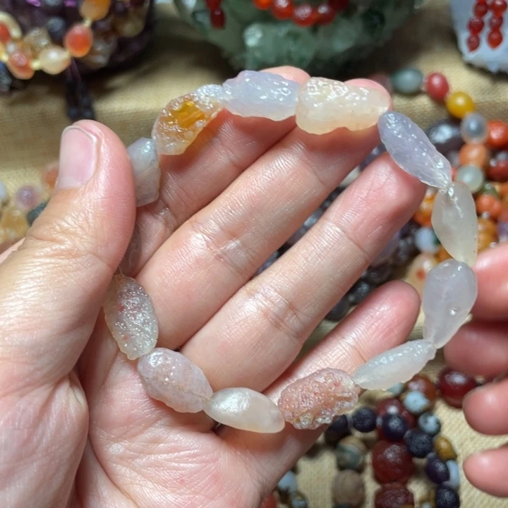 玛瑙/玉髓未镶嵌手链