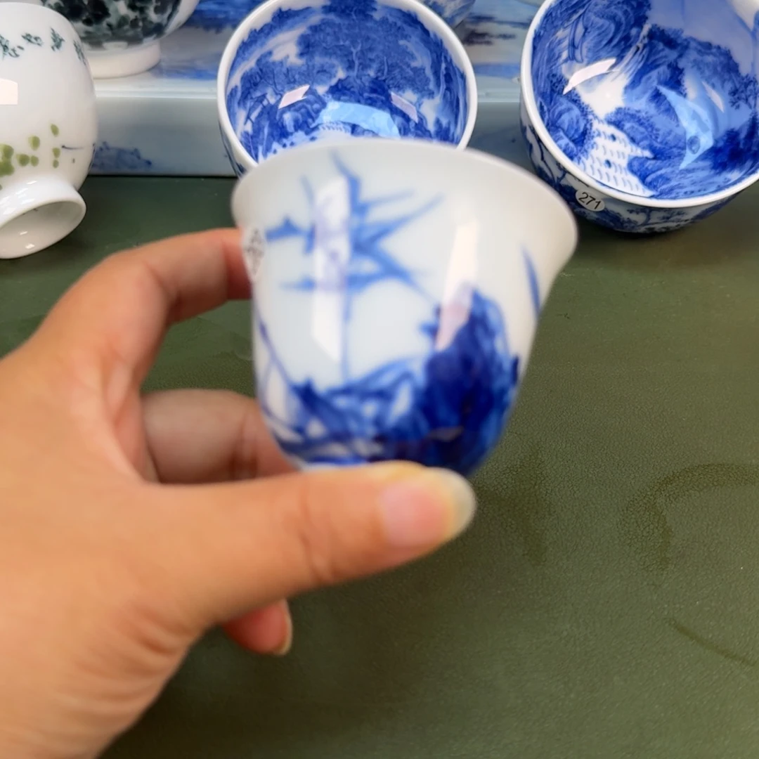 景德镇纯手绘茶具圆圆263