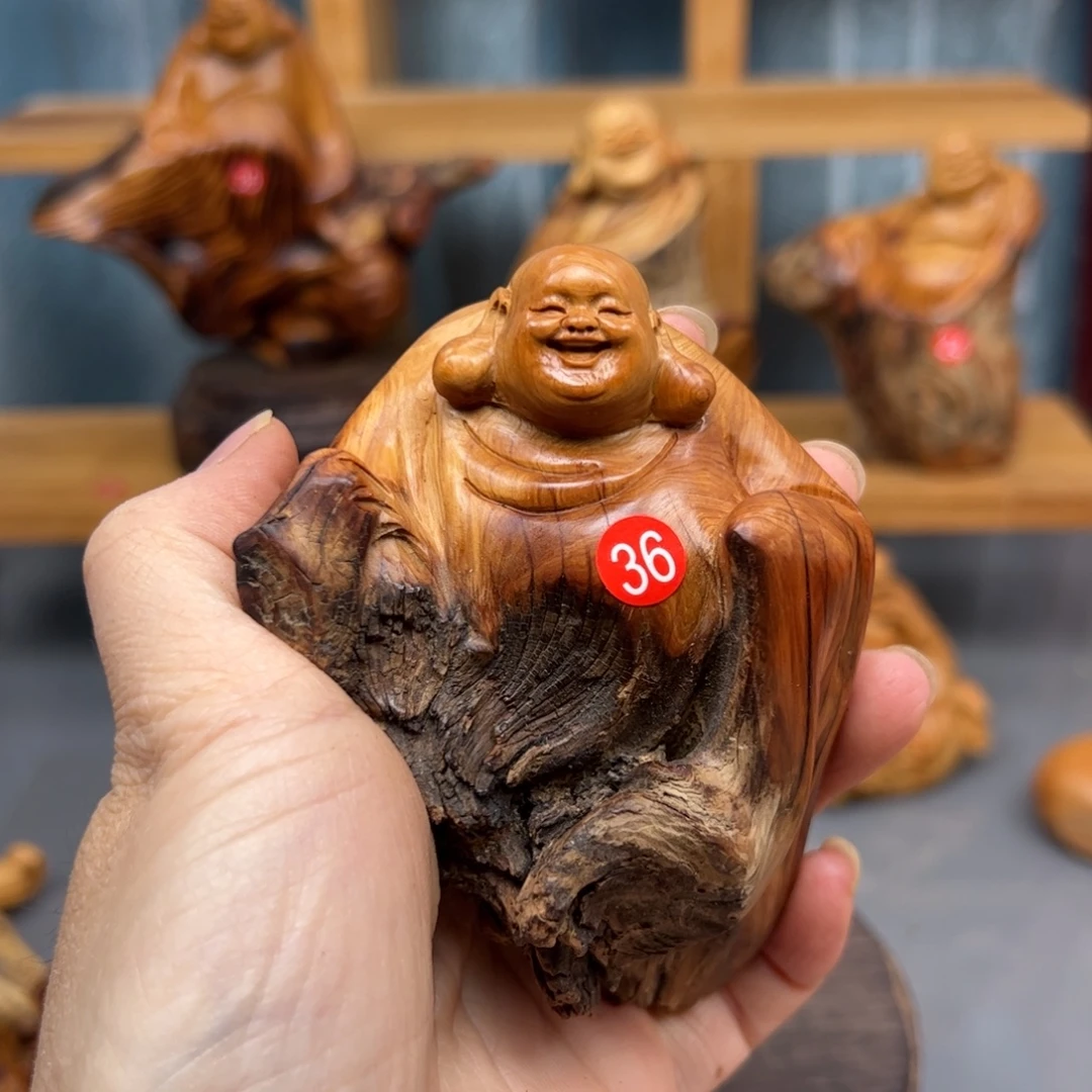 周***柏木崖柏木摆件手把件