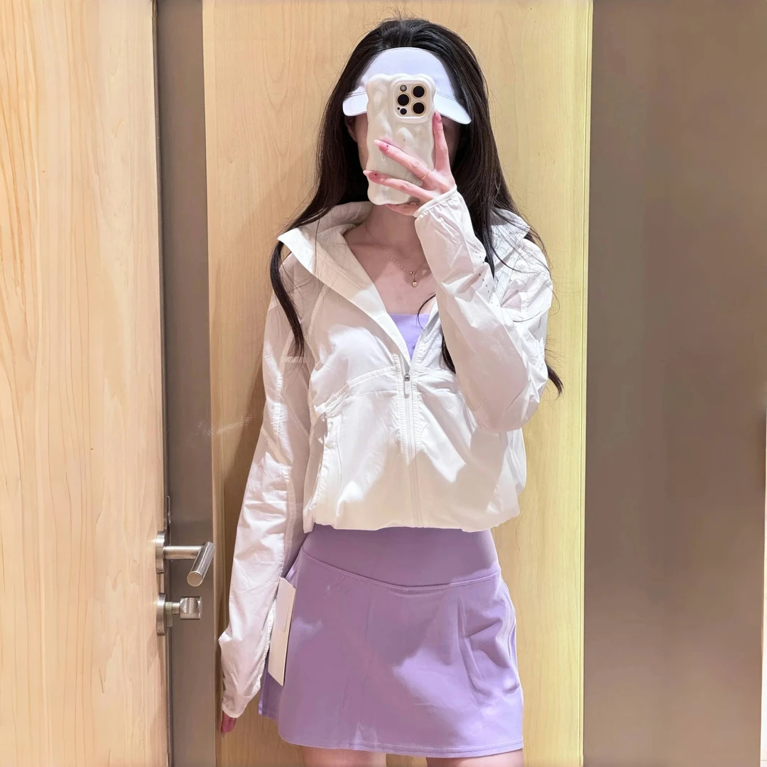 富姐款 跑步通风防晒防水夹克外套 2976