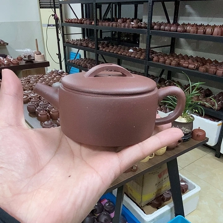 茶杯紫砂汉瓦平台紫泥