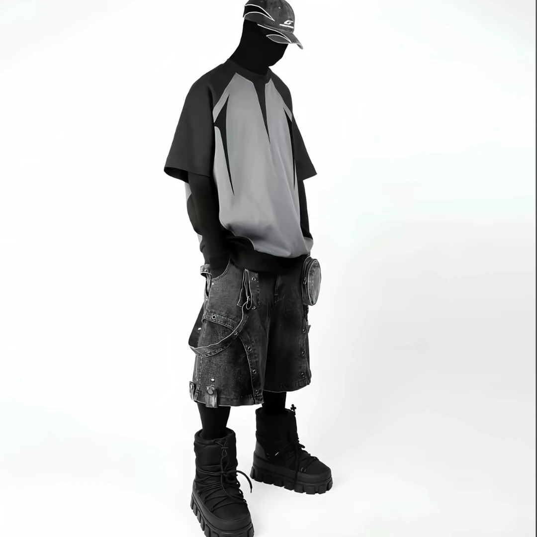 10号链接【变色王】飞~S3221情侣款早秋时尚重磅长袖tT恤5