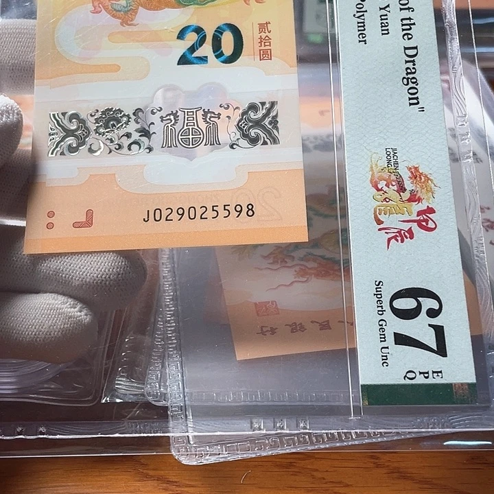塑料029025598 龙年生肖钞