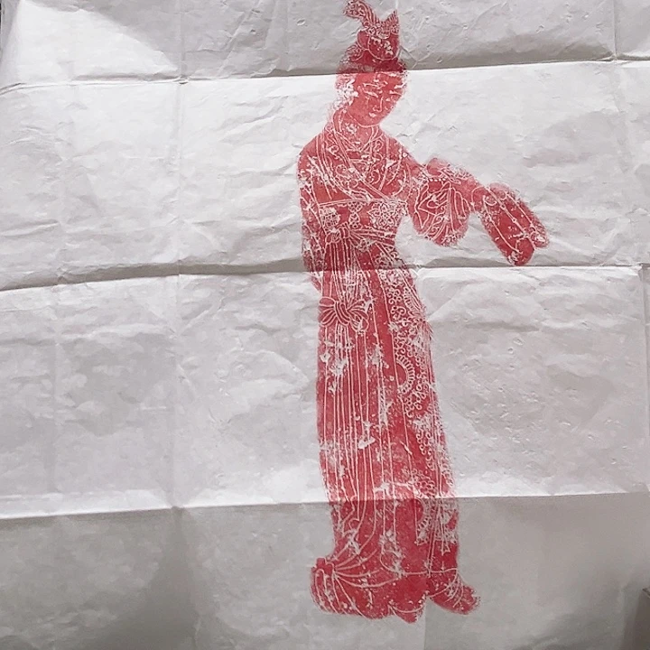 拓片用纸其他唐代仕女图拓片