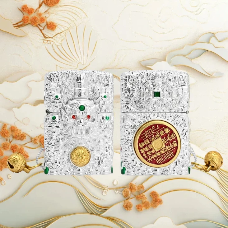 Z-TJSGHQY佐罗套甲山鬼花钱 银无油