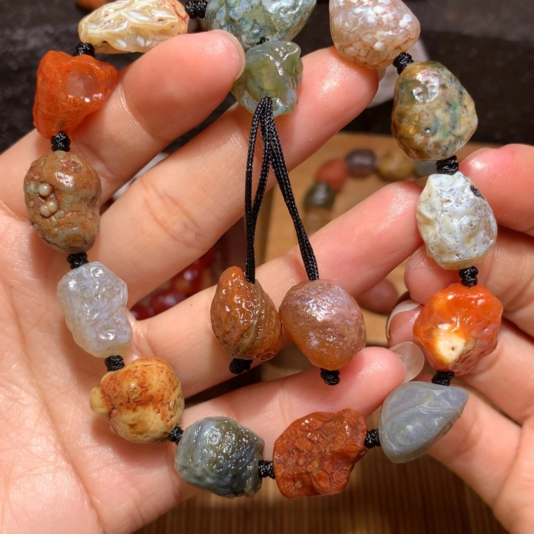 未镶嵌玛瑙/玉髓珠宝半成品