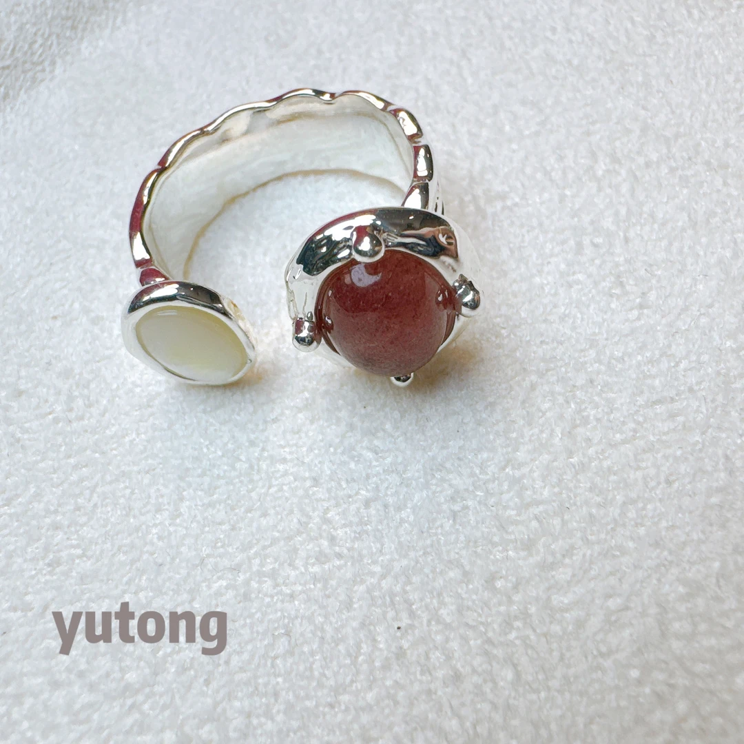 铜合金树脂戒指 【雨桐轻奢饰品】设计款戒指YT01445