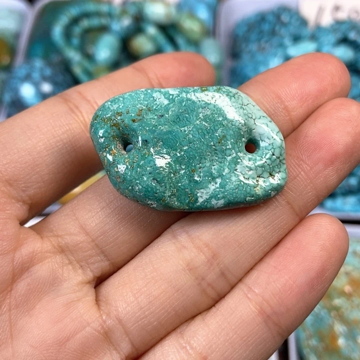 绿松石未镶嵌颈饰