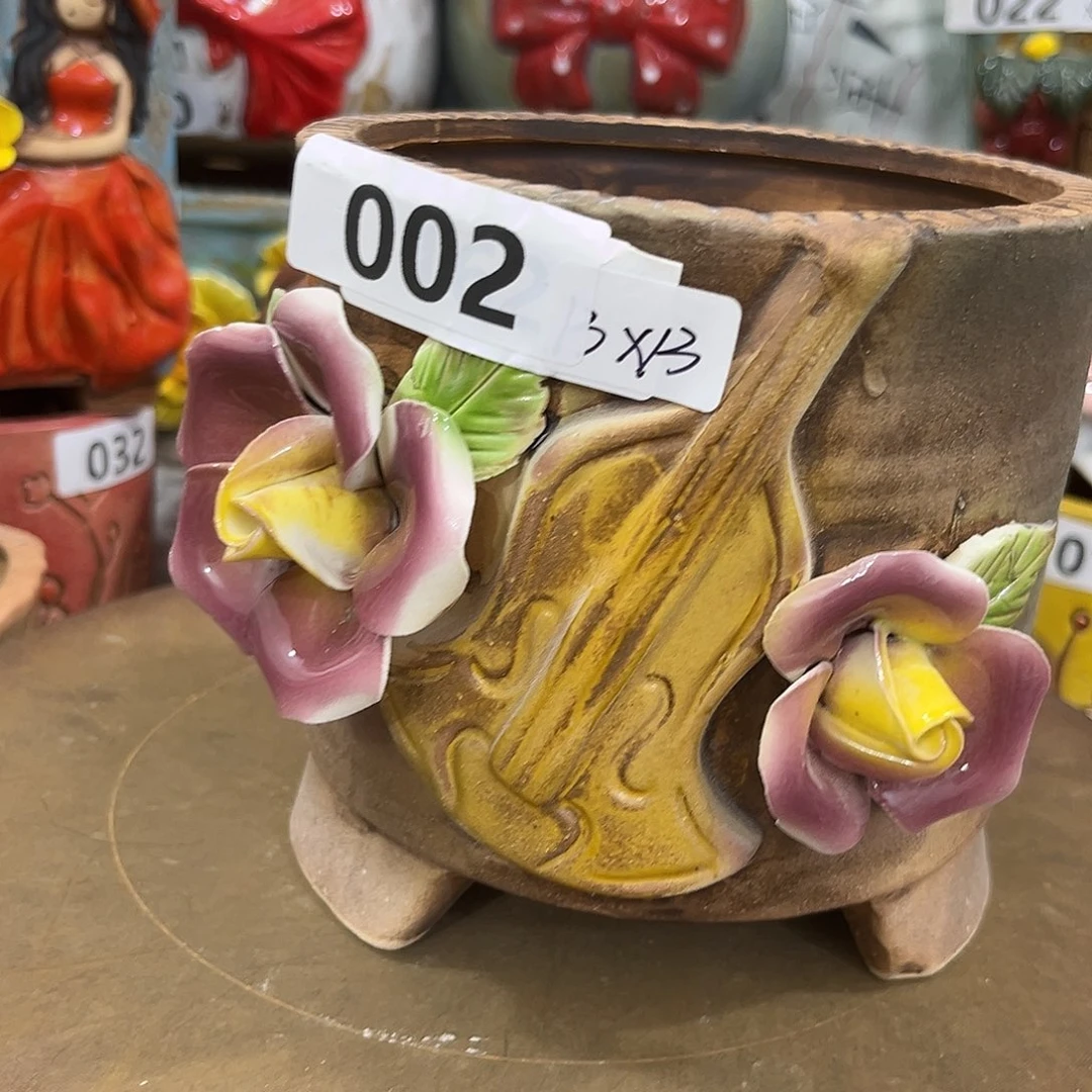 粗陶多肉花盆花盆孤品