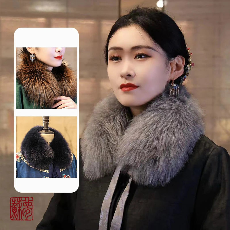 苏梦高级定制专版毛领围巾0501046