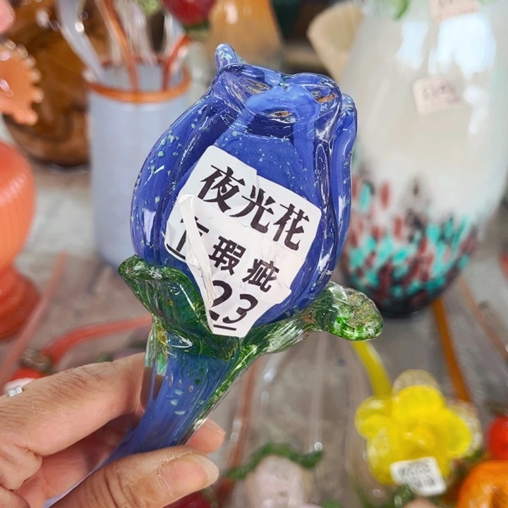 琉璃阿*3023瑕夜光 花瓶家悦美居