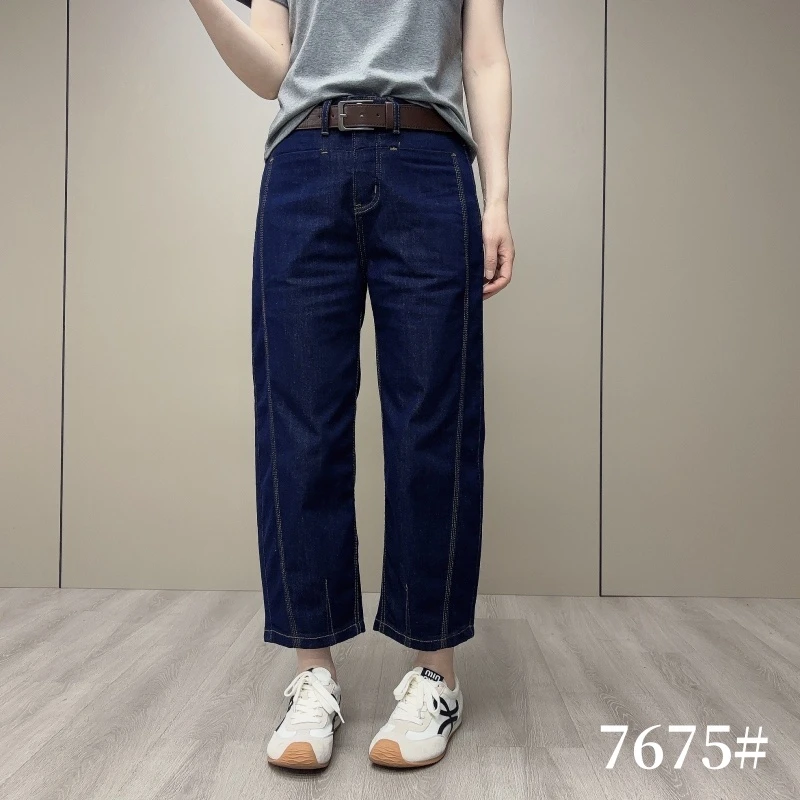 【魅力风】夏季新款宽松休闲显瘦奶奶裤7675款