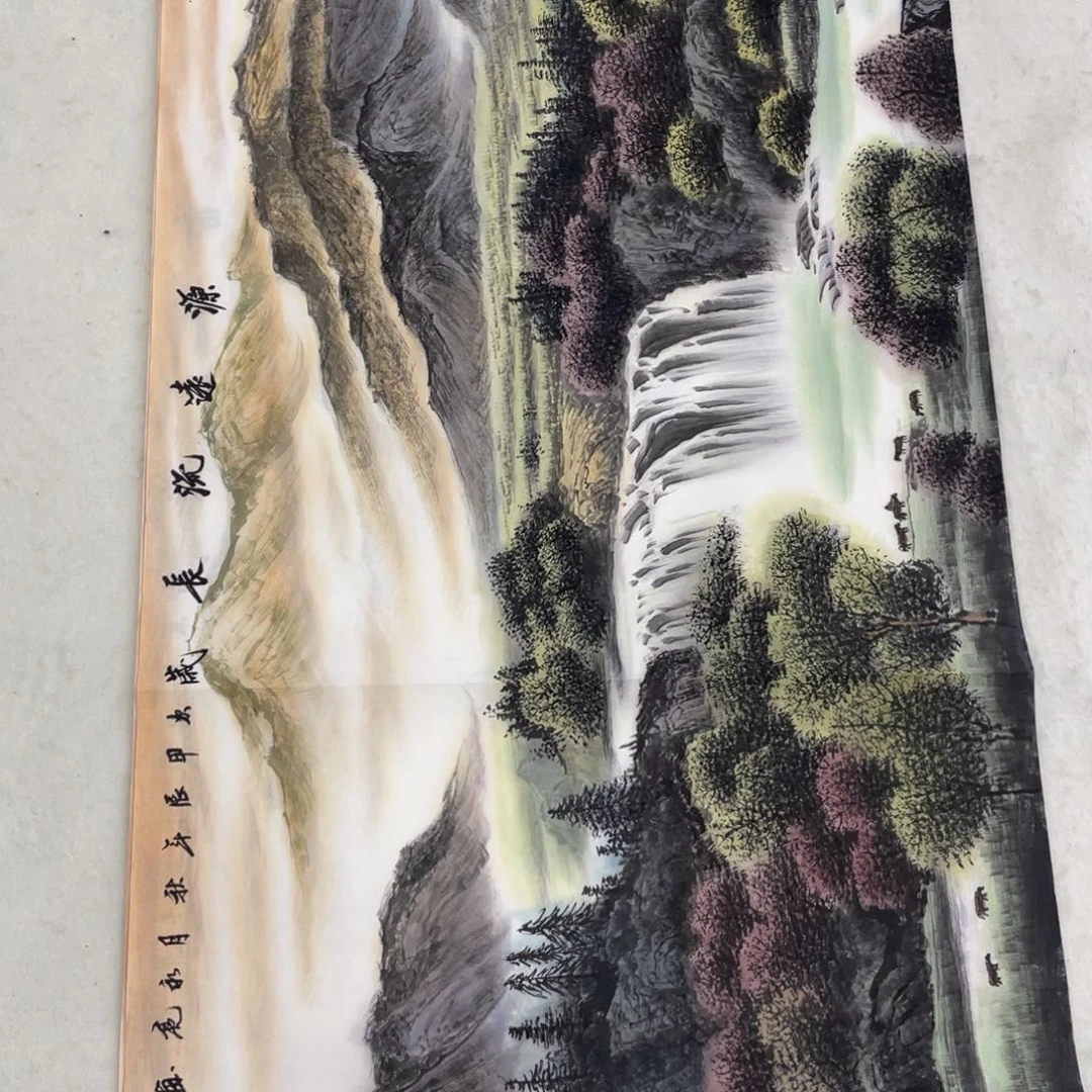 青***羽国画胡小春老师绘画2张
