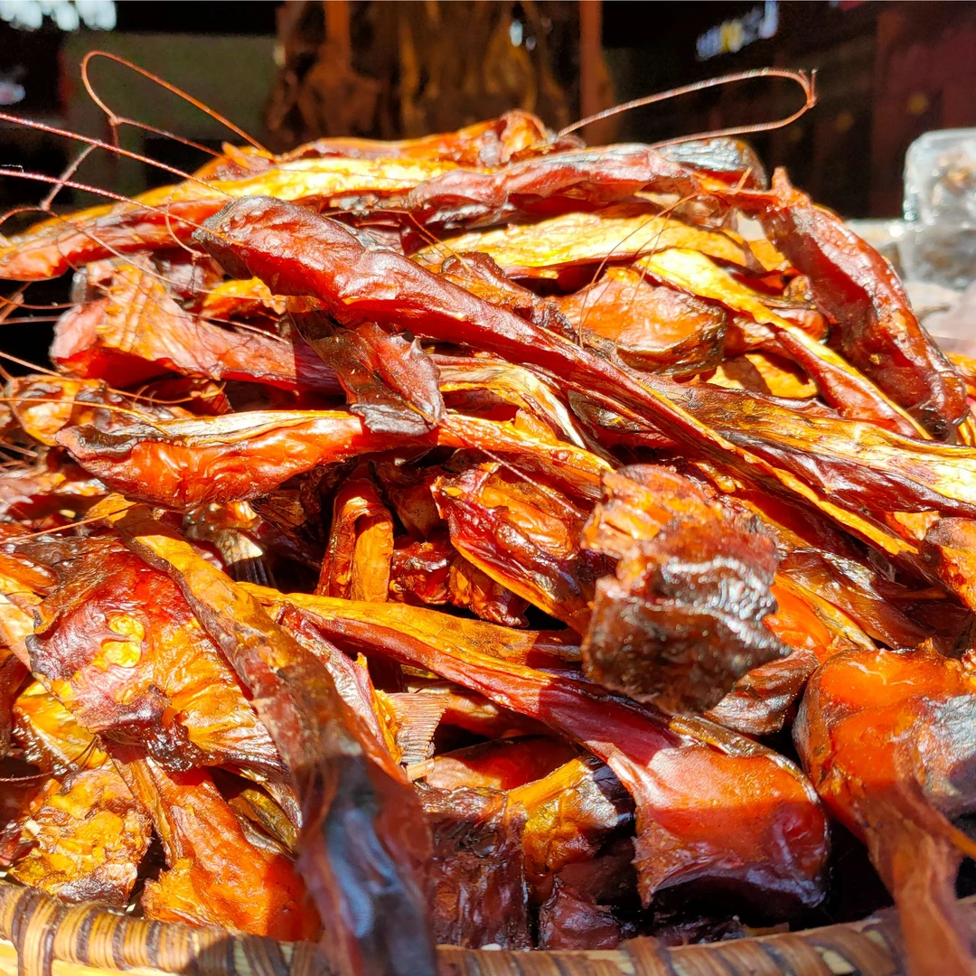 正宗柴火烟熏腊鱼湖南农家邵阳特色美食干货腊味鱼干500g