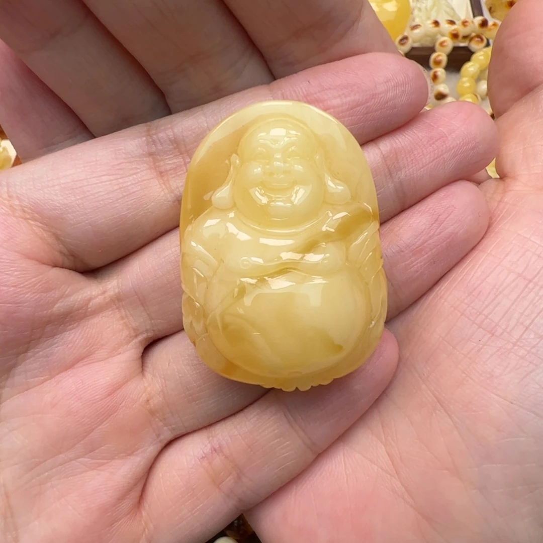 琥珀未镶嵌裸石蜜蜡