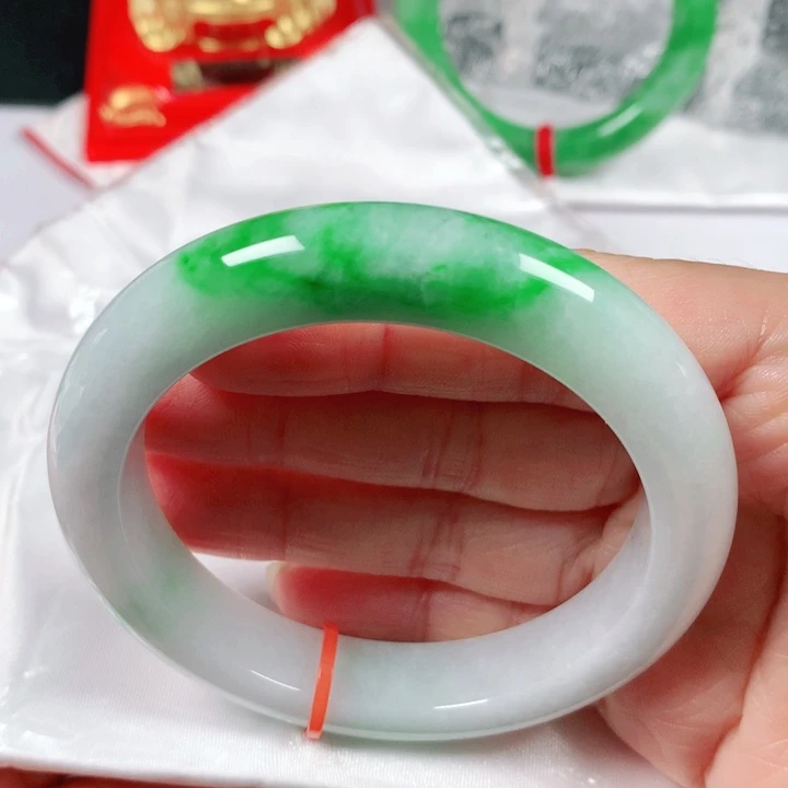 未镶嵌手镯翡翠  编号DH1219 正圈57 福利镯