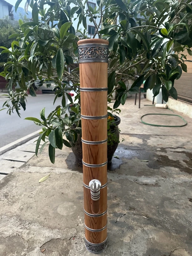 大号香木/红秃杉水烟筒 高度78-外径9.8-内径7.8