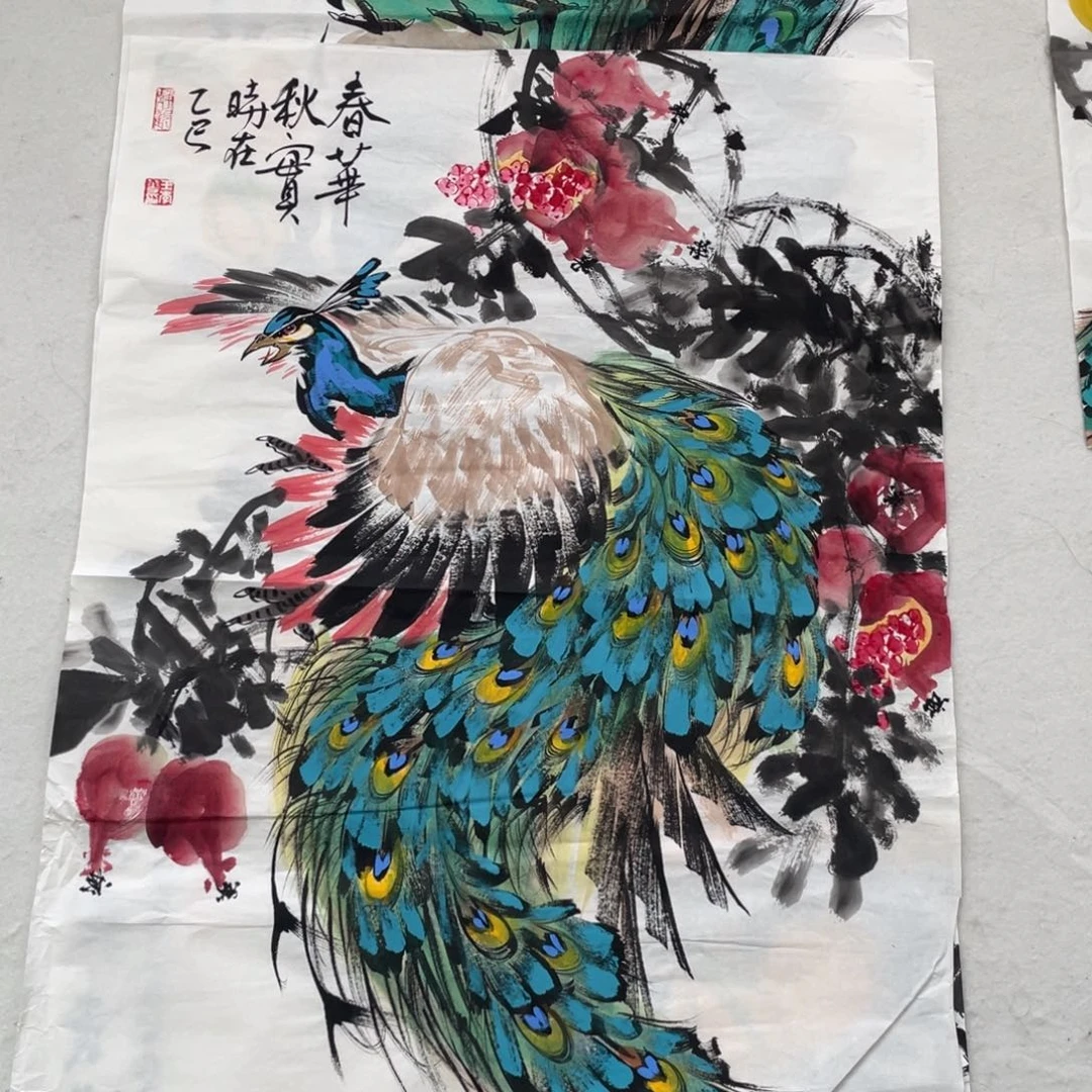 国画王孝华老师绘画