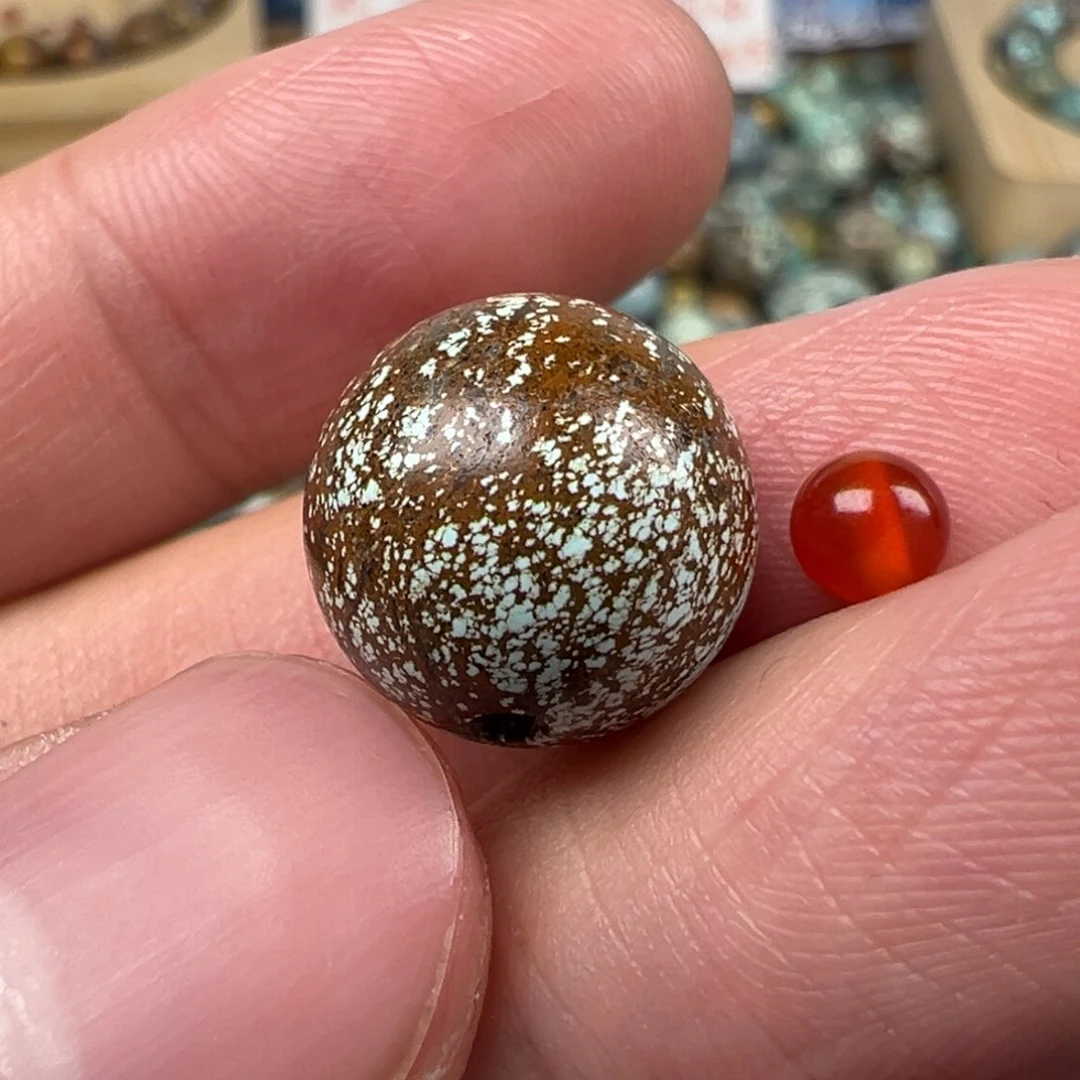 南红玛瑙配饰未镶嵌卡12.8