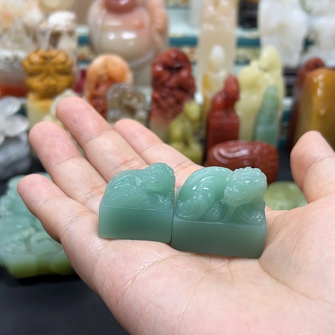 夏***）寿山石印石印章雕刻工艺