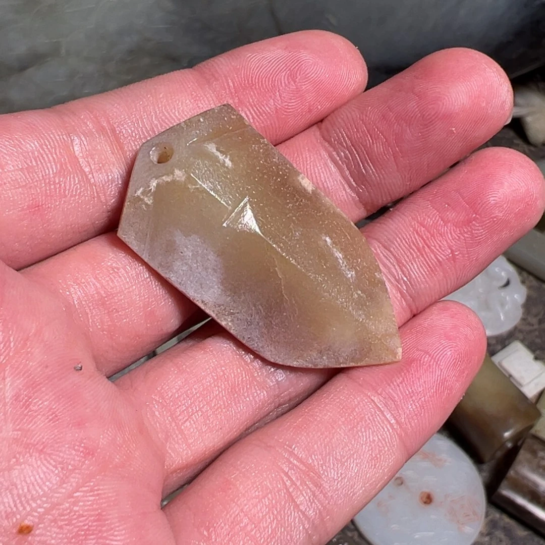 和田玉如图未镶嵌大****选