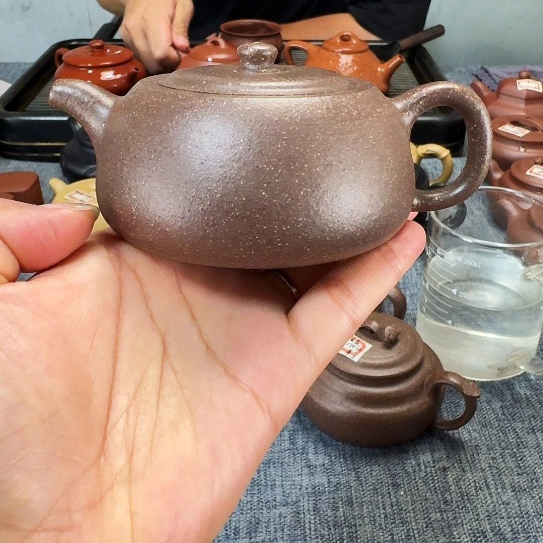 茶壶紫砂半手工紫砂壶井栏