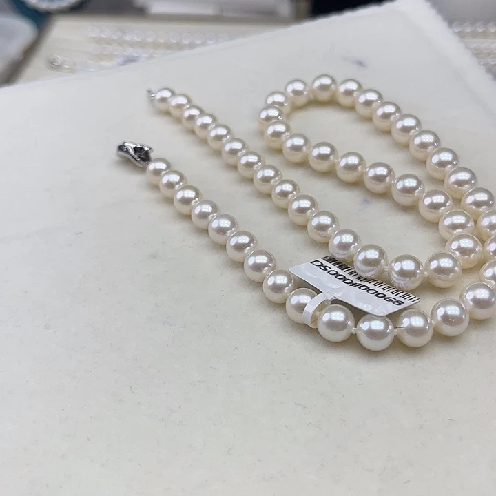 颈饰银S925镶嵌淡水珍珠卡8➕极光炫彩镜面极光高品毕业级