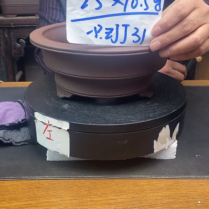 紫砂花盆货号一只ZJJ31