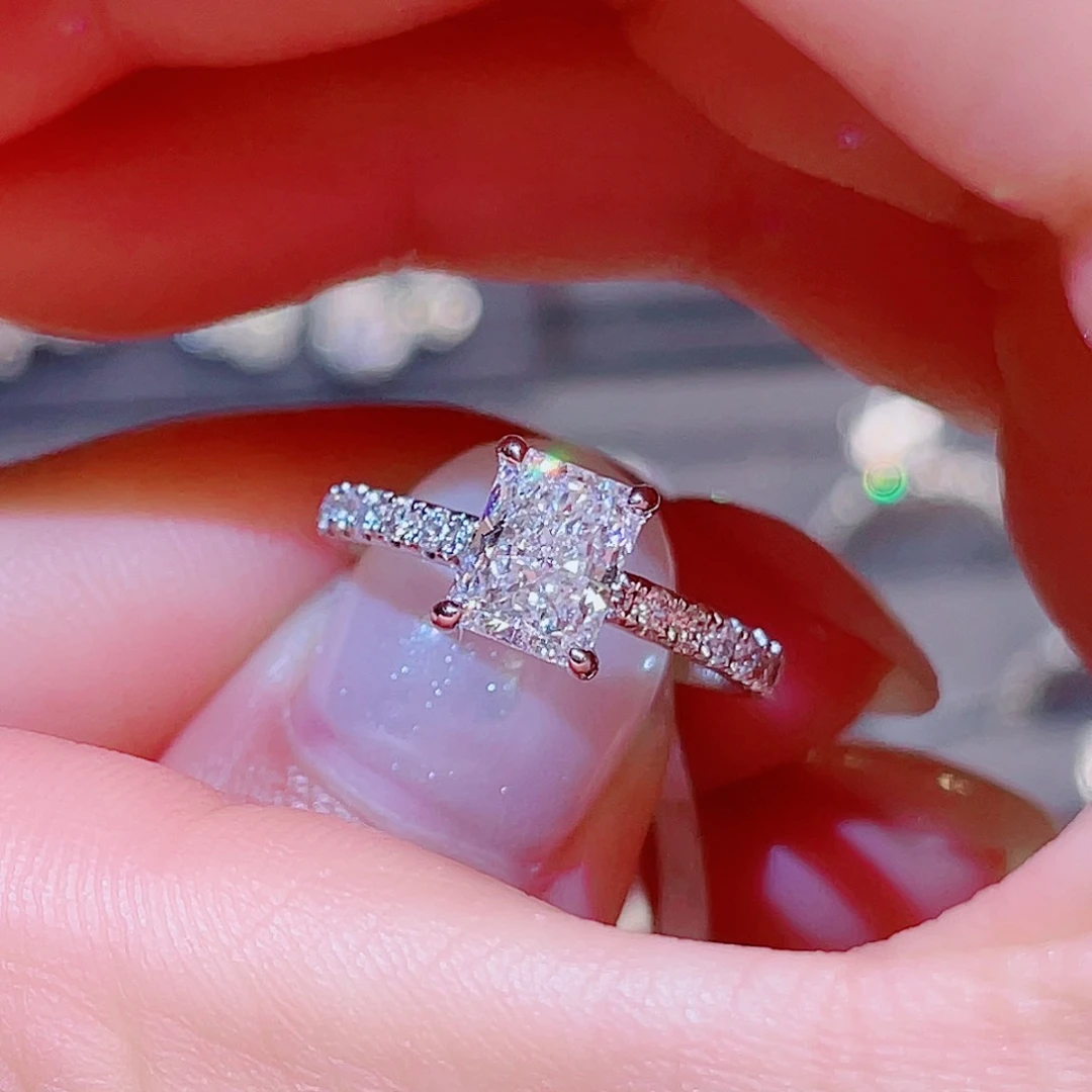 18K金镶嵌实验室培育钻石1ct 蕾迪恩戒指11号