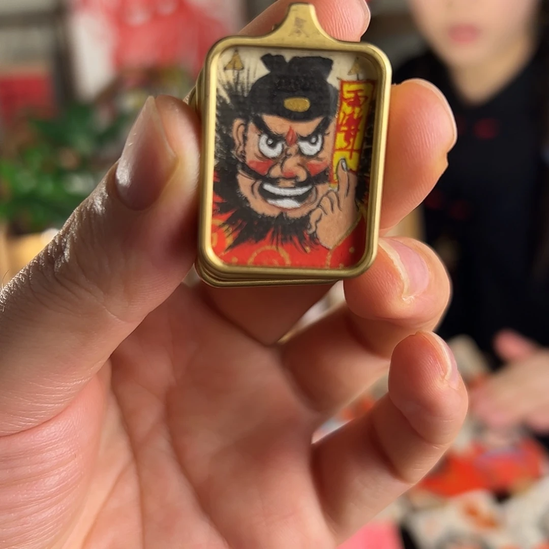 人***点纯手绘钟馗文创画