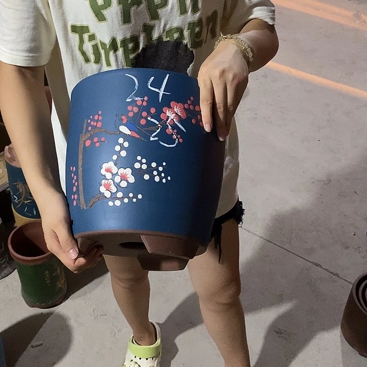 紫砂花盆紫砂花盆
