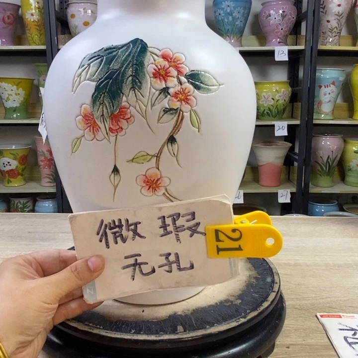 景德镇高温陶瓷花盆
