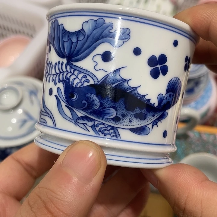 陶摆件景德镇陶瓷主人杯233