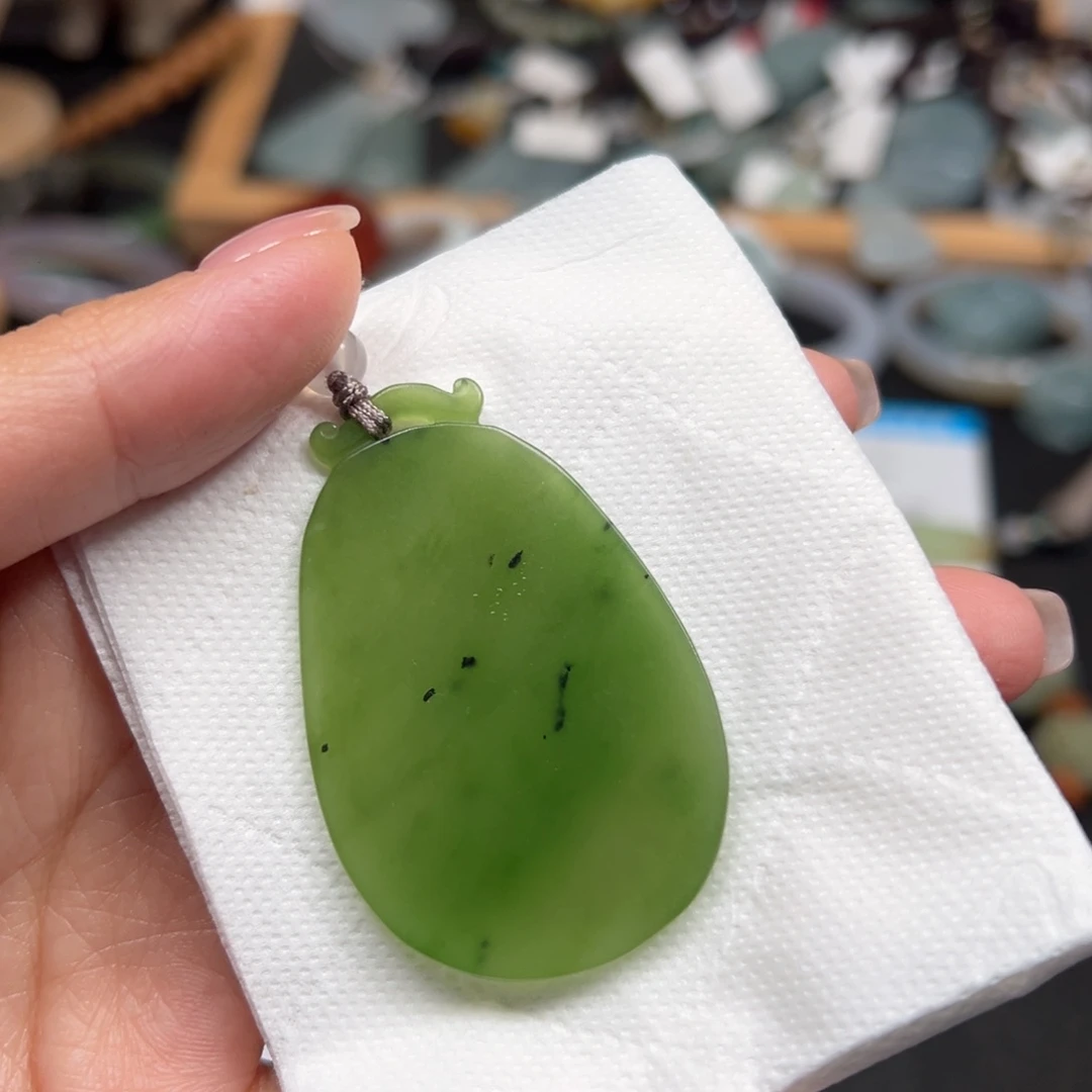 和田玉未镶嵌颈饰天然和田玉