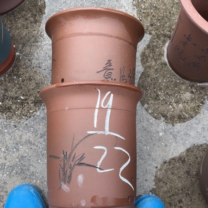 紫砂花盆紫砂的花