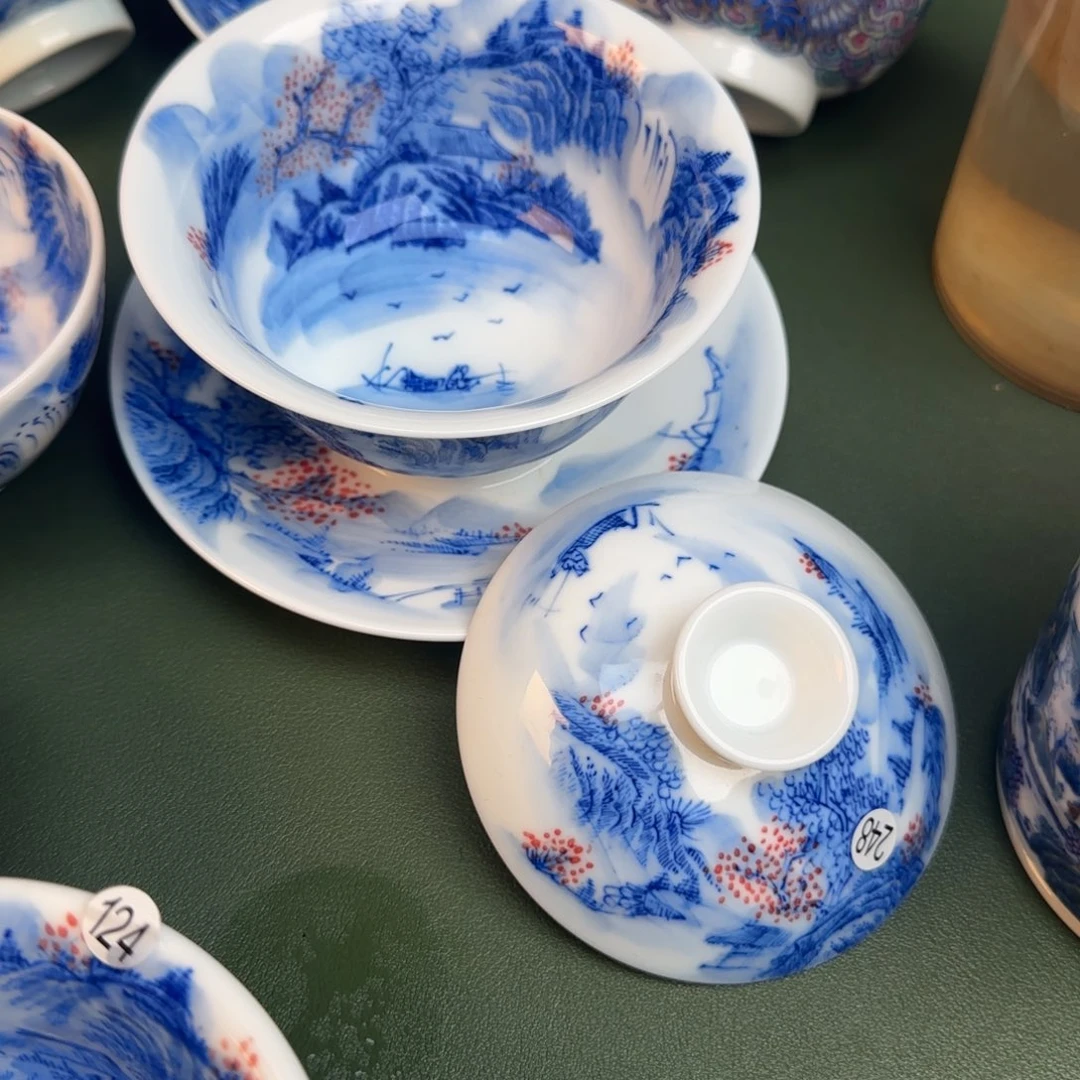 彦祖纯手工手绘茶具248