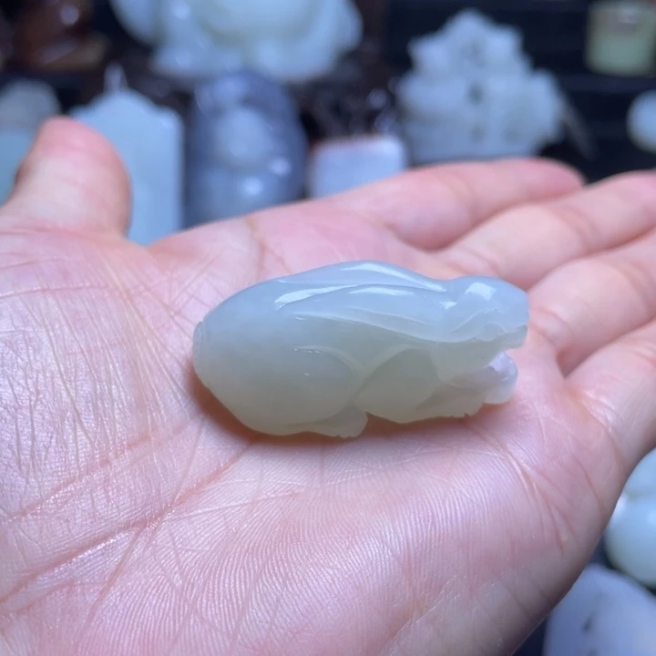 和田玉未镶嵌吊坠(不含链)