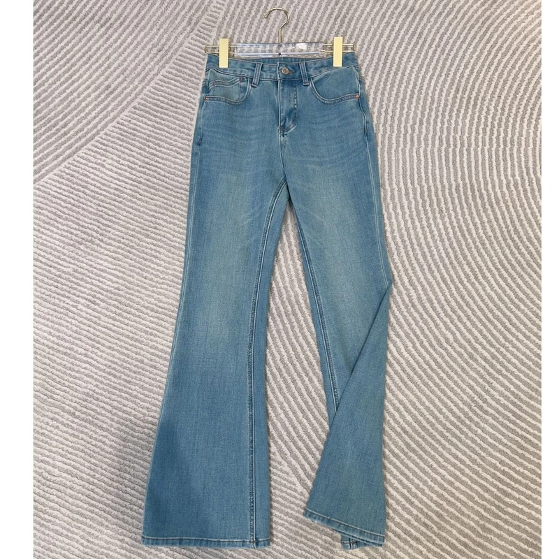 气质百搭微喇裤 裤长103 款号TT20599