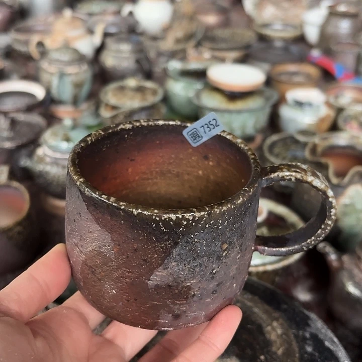 6***9茶盏源头柴烧好货多瑕7352